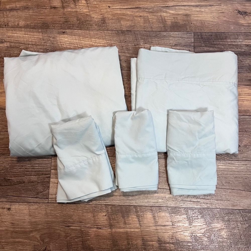 Charisma Light Blue King Sheet 5 pieces 100% Polyester Microfiber